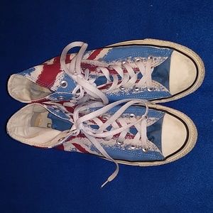 British Flag Converse Chuck Taylor Hi Tops